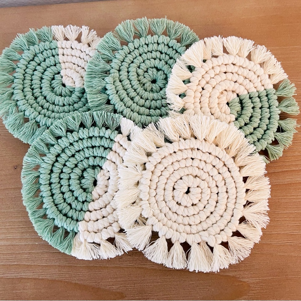 Macrame Coaster set (5 included)
